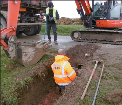 Réclonville - L'incident lié aux travaux de la fibre est résolu