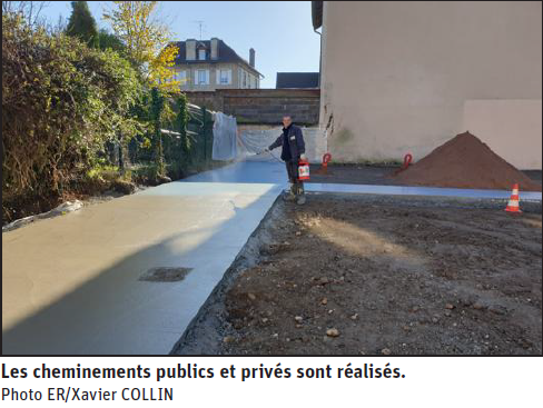 Lunéville - Les travaux près du temple avancent